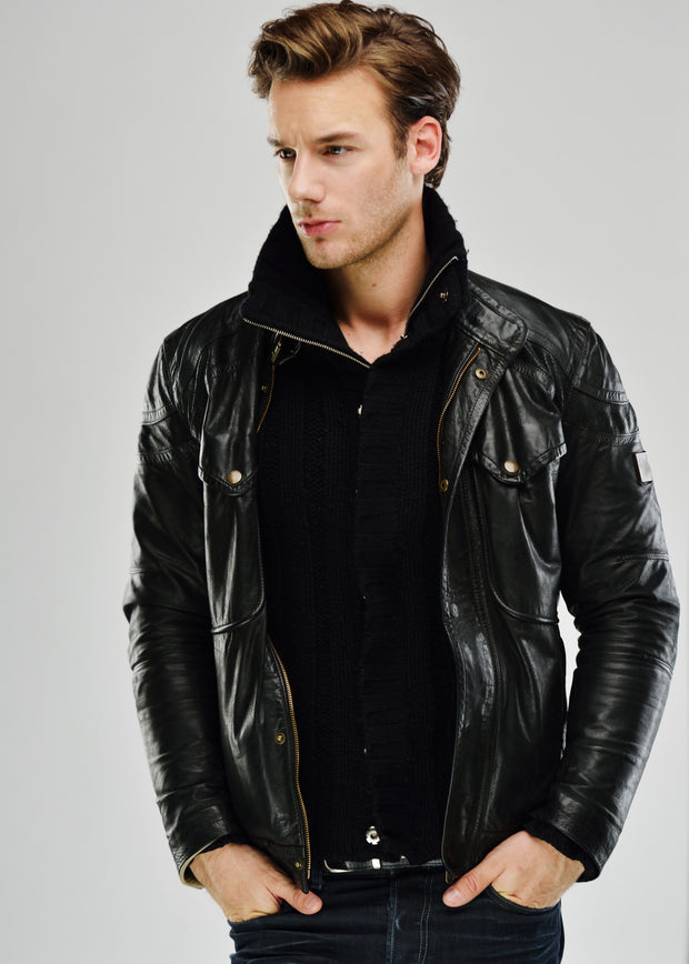 <h2>Men's Leather Jackets</h2>