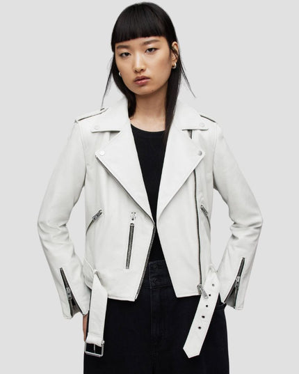 Balfern Leather Biker Jacket