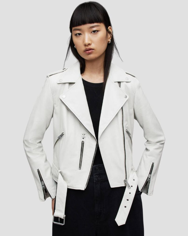 Balfern Leather Biker Jacket