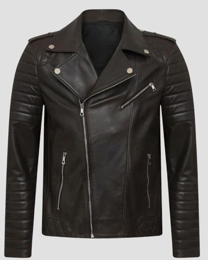 Black Motorcyclist Leather jacket