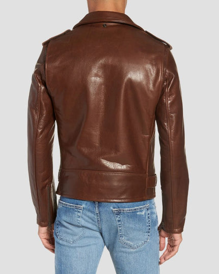 Cowhide Leather Moto Jacket
