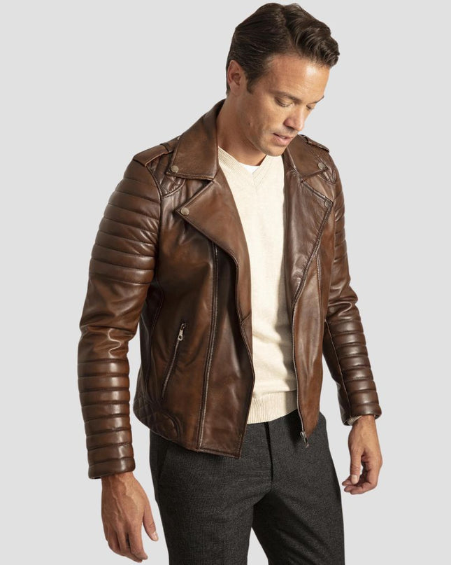 MOTORCYCLIST Leather jacket