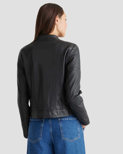 100% Leather Café Racer Jacket