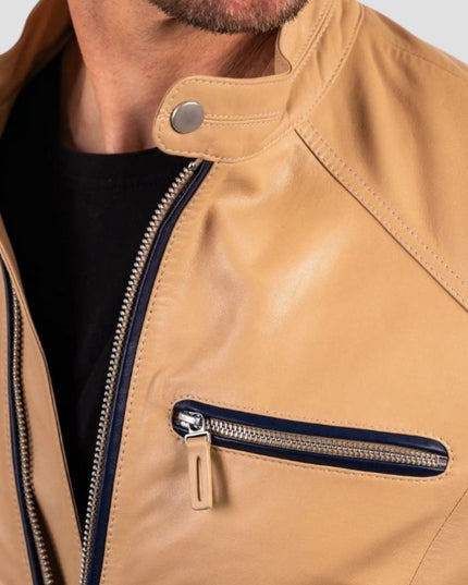 Racer Lambskin Leather Jacket