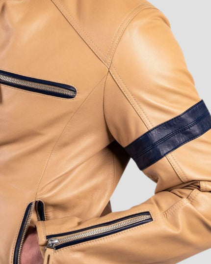 Racer Lambskin Leather Jacket