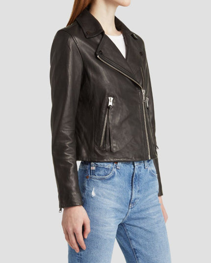 Dalby Leather Biker Jacket