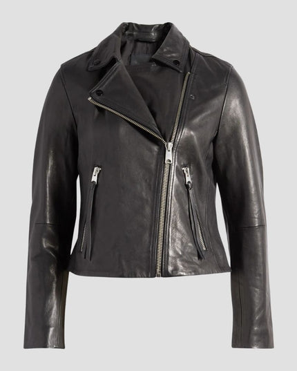 Dalby Leather Biker Jacket