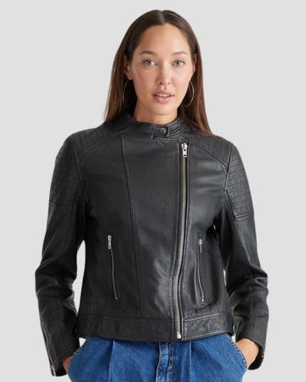100% Leather Café Racer Jacket