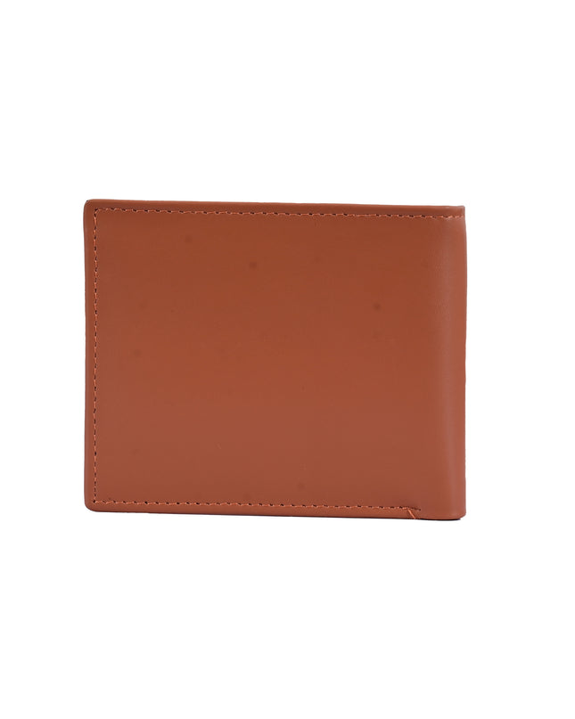 Brown Buffalo Leather Wallet for Men – Slim Bifold with 6 Compartments