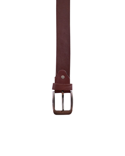 Classic Men’s Brown Leather Belt – Genuine Buffalo Leather