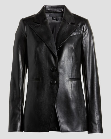 Charli Faux Leather Blazer