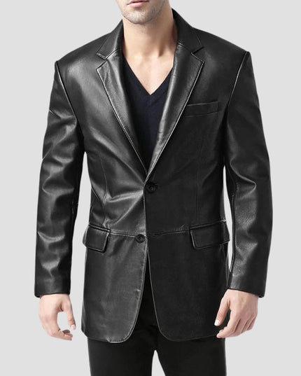 Blazer Leather Coat