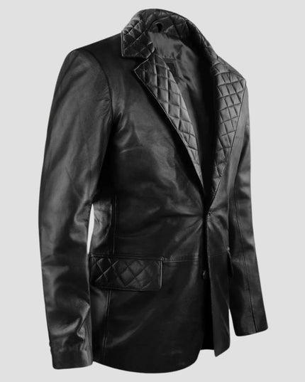 Harper Leather Blazer