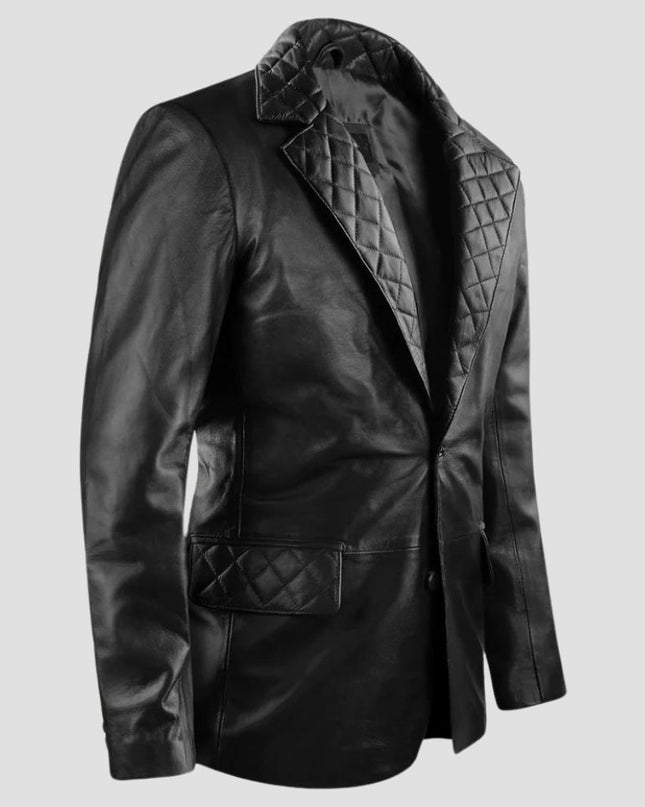 Harper Leather Blazer