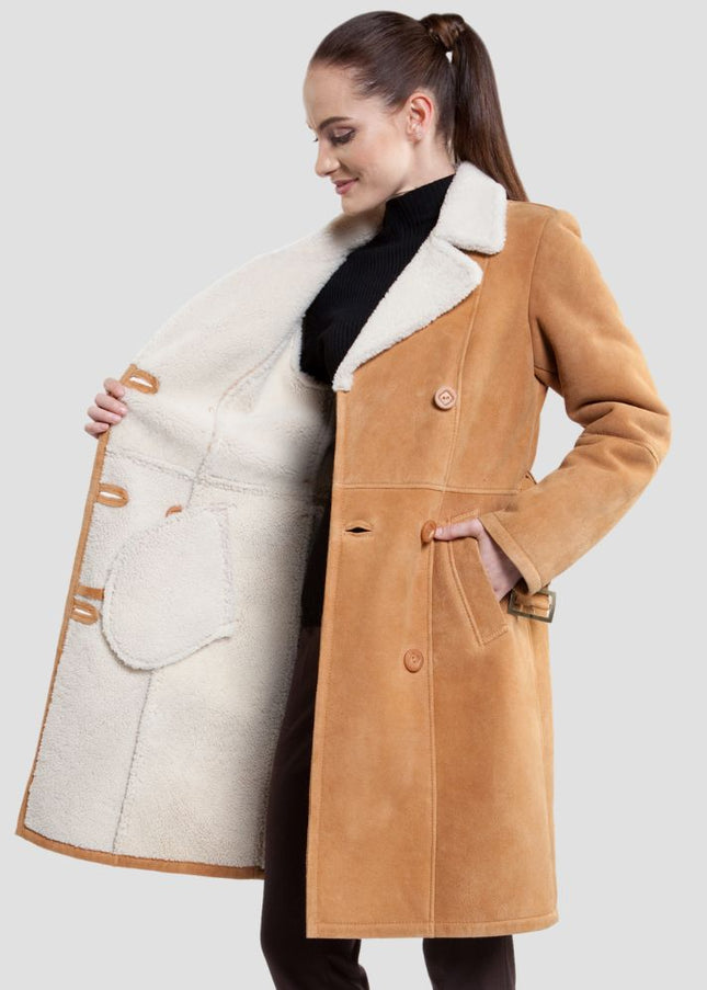 Alexa Sheepskin Coat