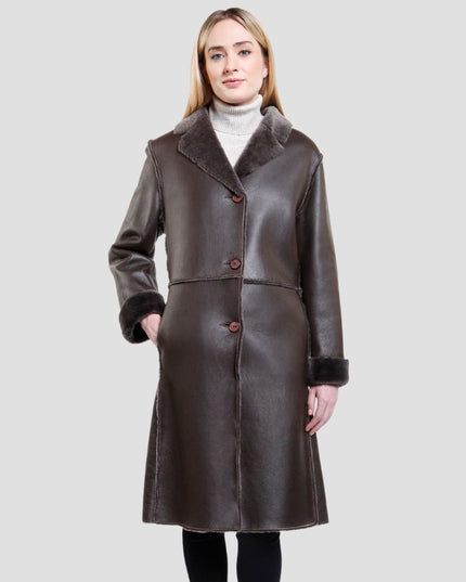 Sophia Sheepskin Coat