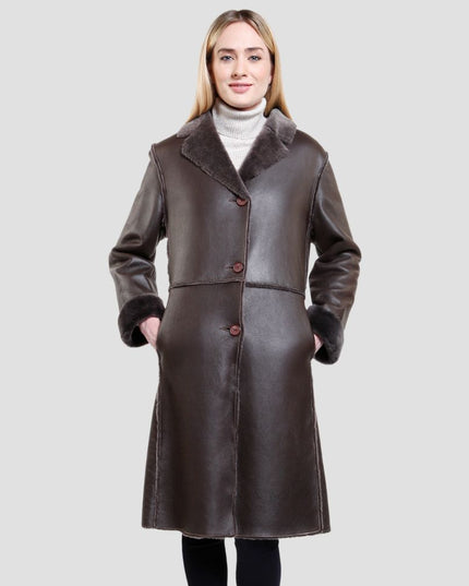 Sophia Sheepskin Coat
