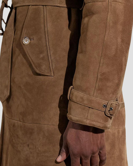 Sheepskin Trench Coat