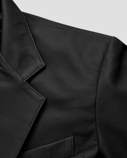 Blazer Leather Coat