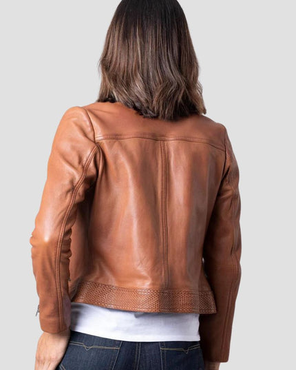 Anthorn Leather Jacket in Inca Tan