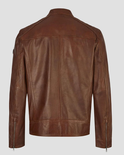 Men Brown Leather jacket