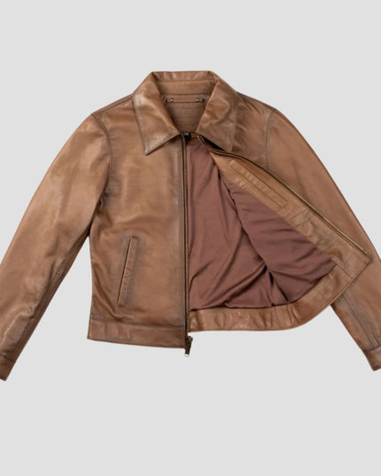 Edition Walnut Leather Jacket