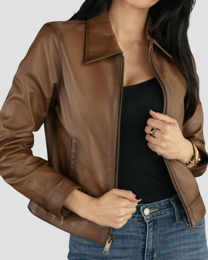 Edition Walnut Leather Jacket