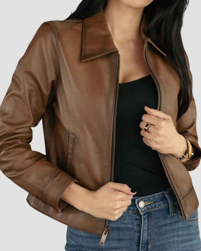 Edition Walnut Leather Jacket
