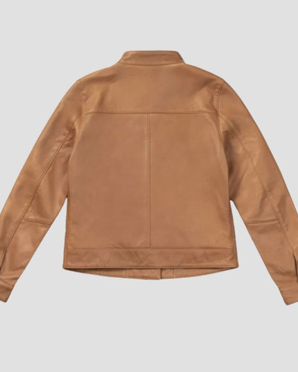 Racer leather Jacket