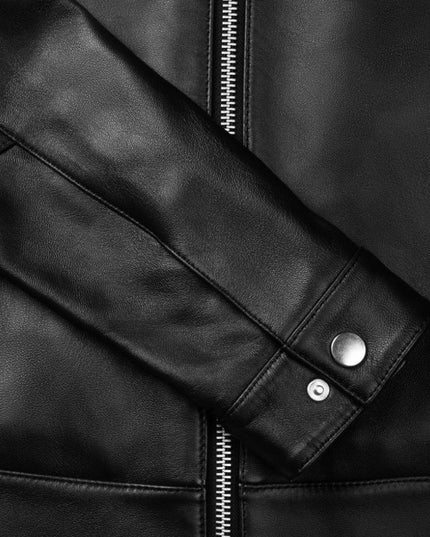 Black Racer leather Jacket
