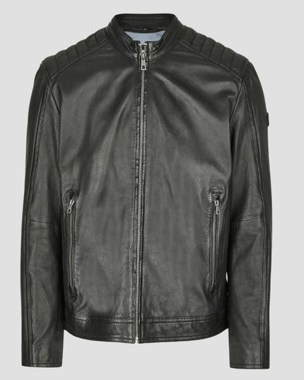 Men Black Leather jacket