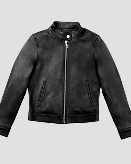 Black Racer leather Jacket