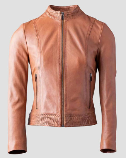 Anthorn Leather Jacket in Inca Tan
