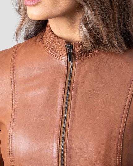 Anthorn Leather Jacket in Inca Tan