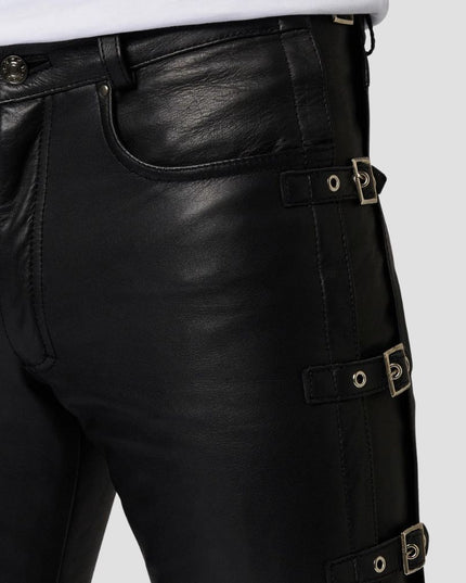 Men Leather trousers