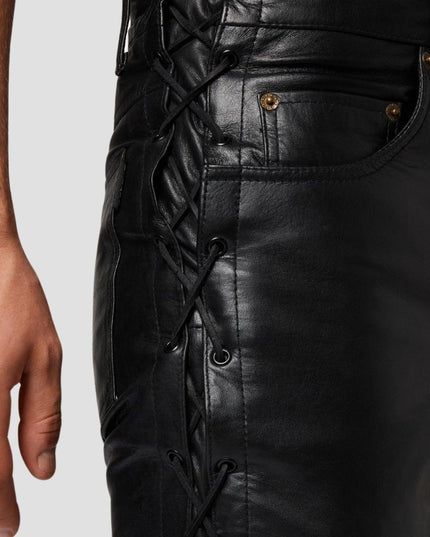 Men Leather Trousers