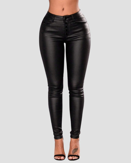 Black Leather Pants