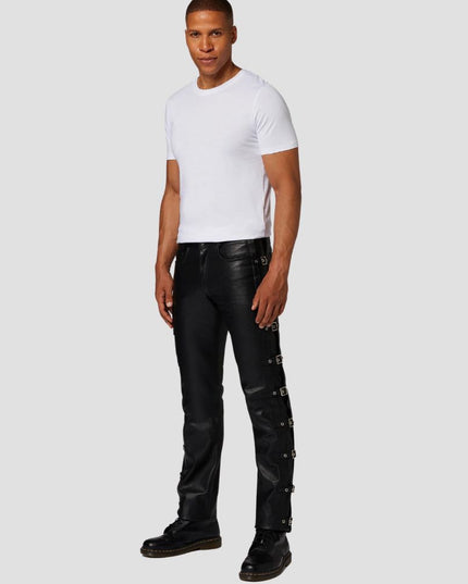 Men Leather trousers