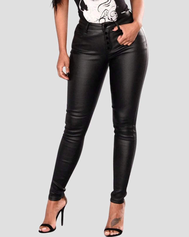 Black Leather Pants