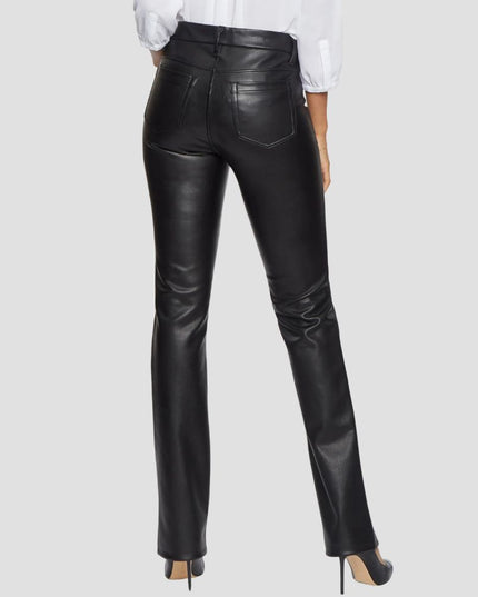 Marilyn Faux Leather Straight Pants