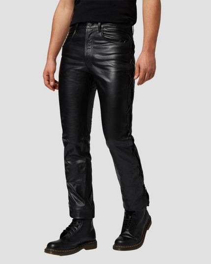 Men Leather Trousers