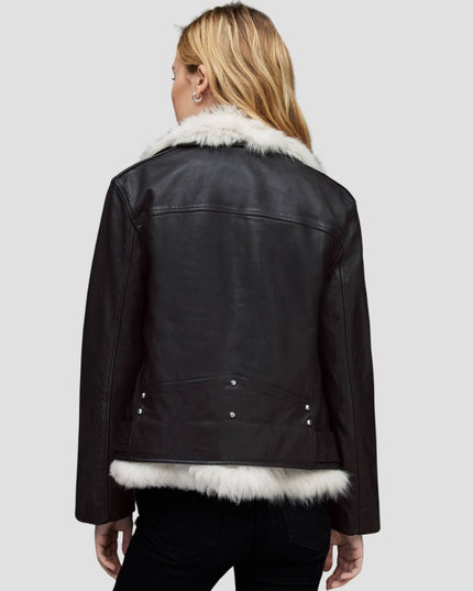 Luna 4-in-1 Shearling Biker Jacket