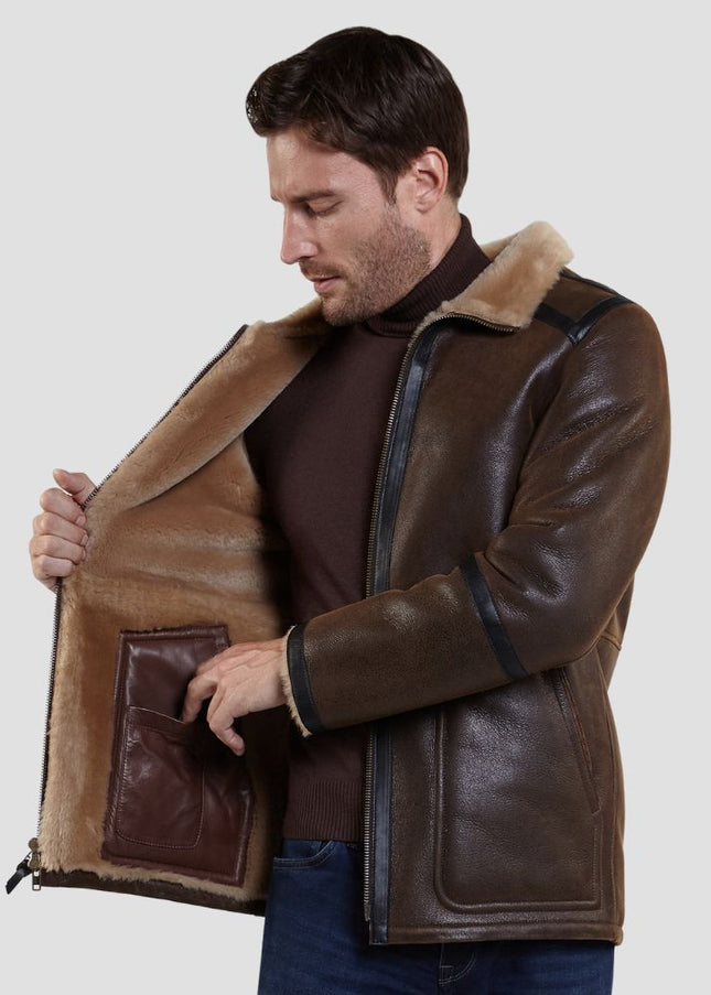 Leopold Sheepskin Shearling Coat