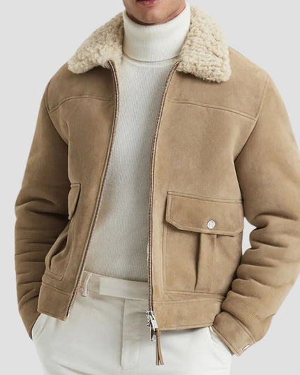 Roseberry Genuine Shearling & Suede Jacket