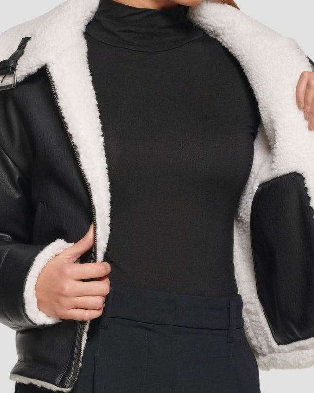 Reversible Faux Shearling Jacket