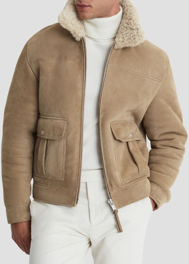 Roseberry Genuine Shearling & Suede Jacket