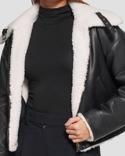 Reversible Faux Shearling Jacket