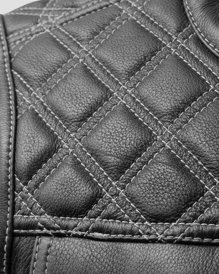 Downside Men Motorcycle Leather Vest