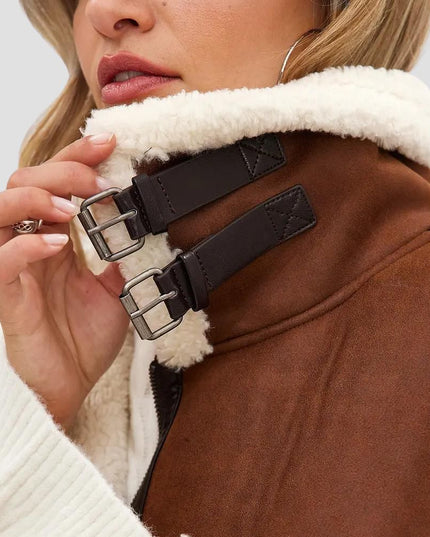 Women’s Real Brown Leather Vest