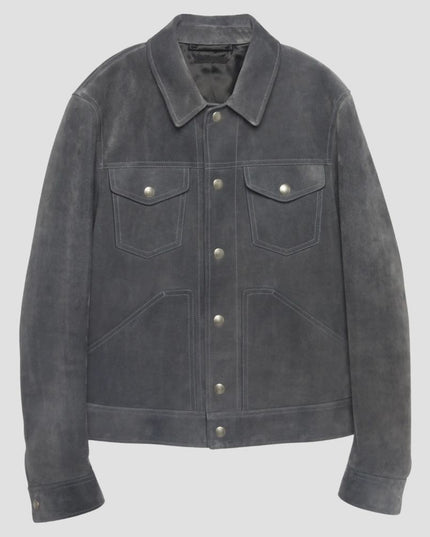 Brushed Suede Western Jacket